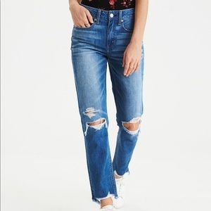 American Eagle High Waist Tomgirl Jeans